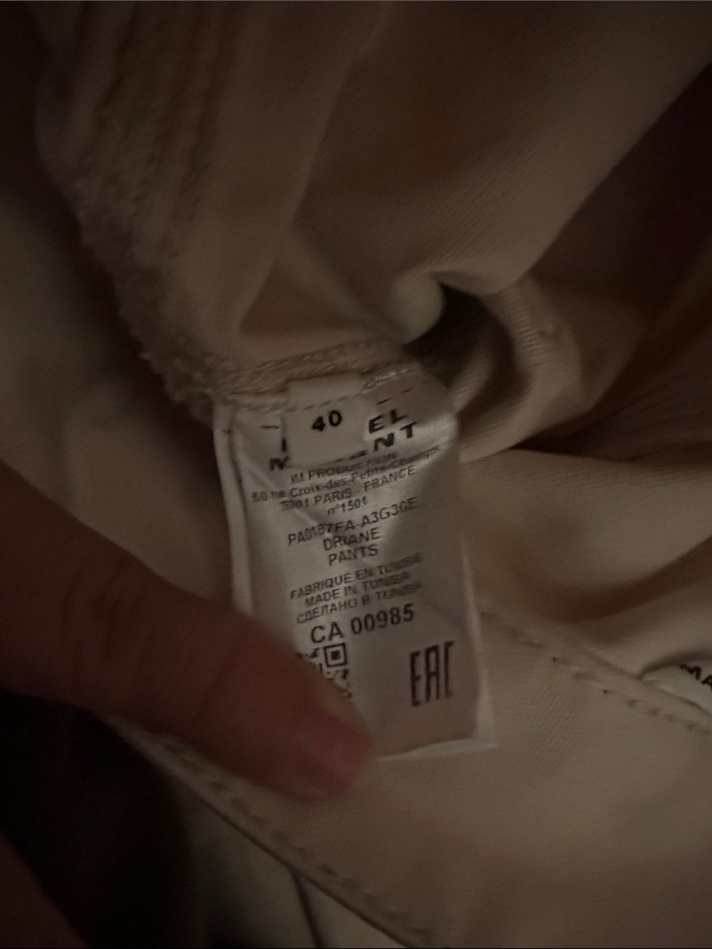 ISABEL MARANT | Diane Cream High-Rise Pants - Picture 8 of 9
